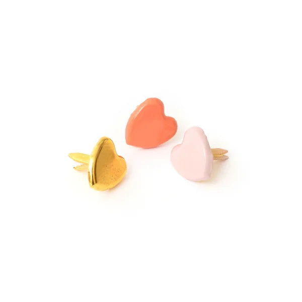 Jen Hadfield Peaceful Heart Heart Brads