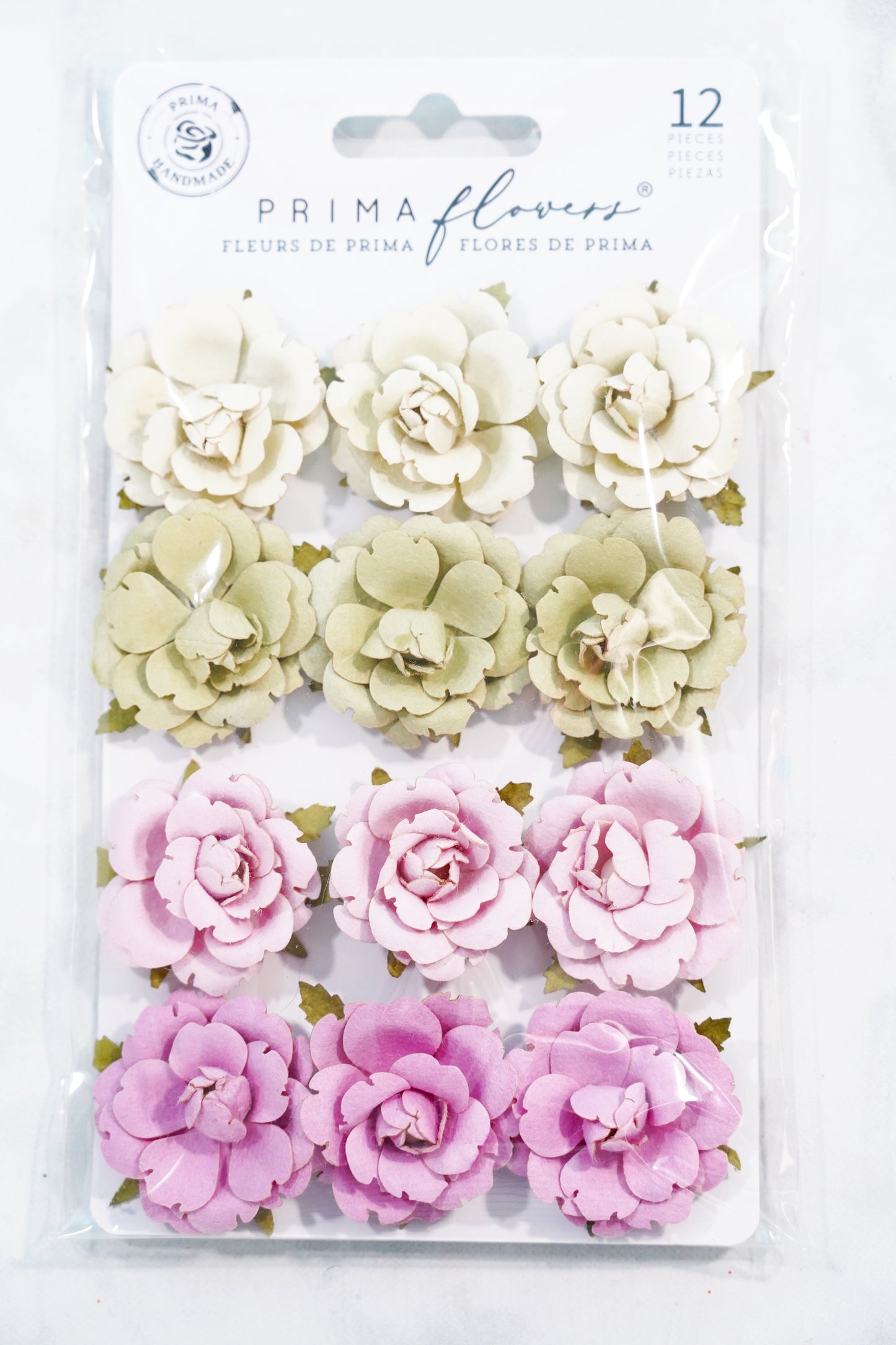 Prima Marketing Serene Petals Collections Budding Serentity 12-piece Flowers