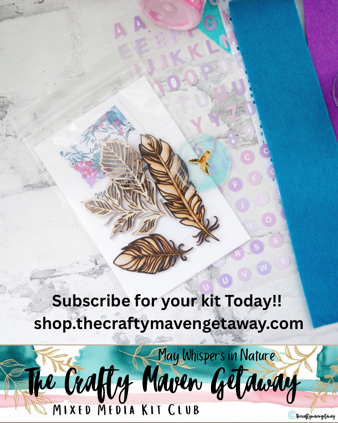 Whispers of Nature Premium Mixed Media Kit — May Edition