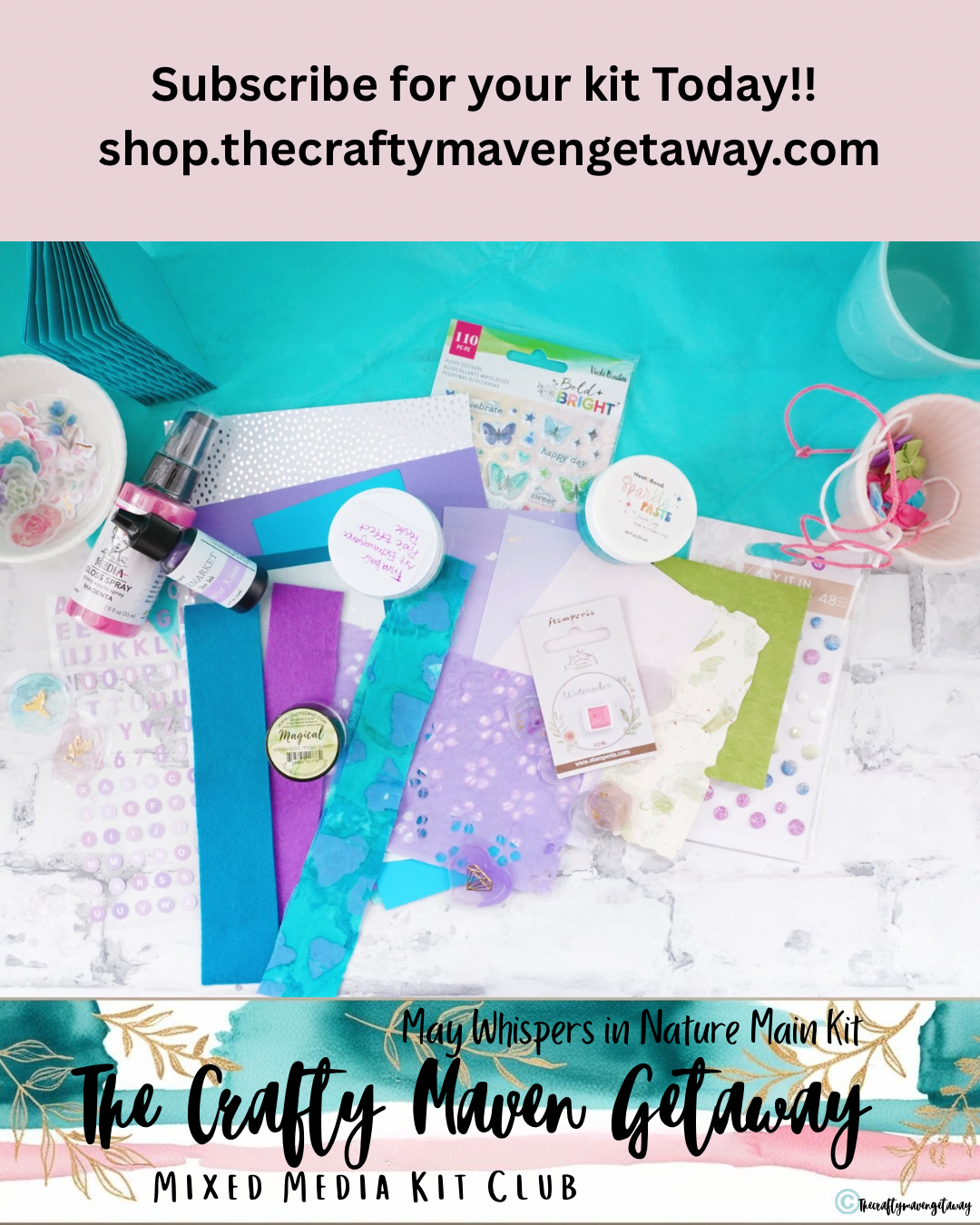 Whispers of Nature Mixed Media Kit — May Edition (Solo Kit — $49.79)