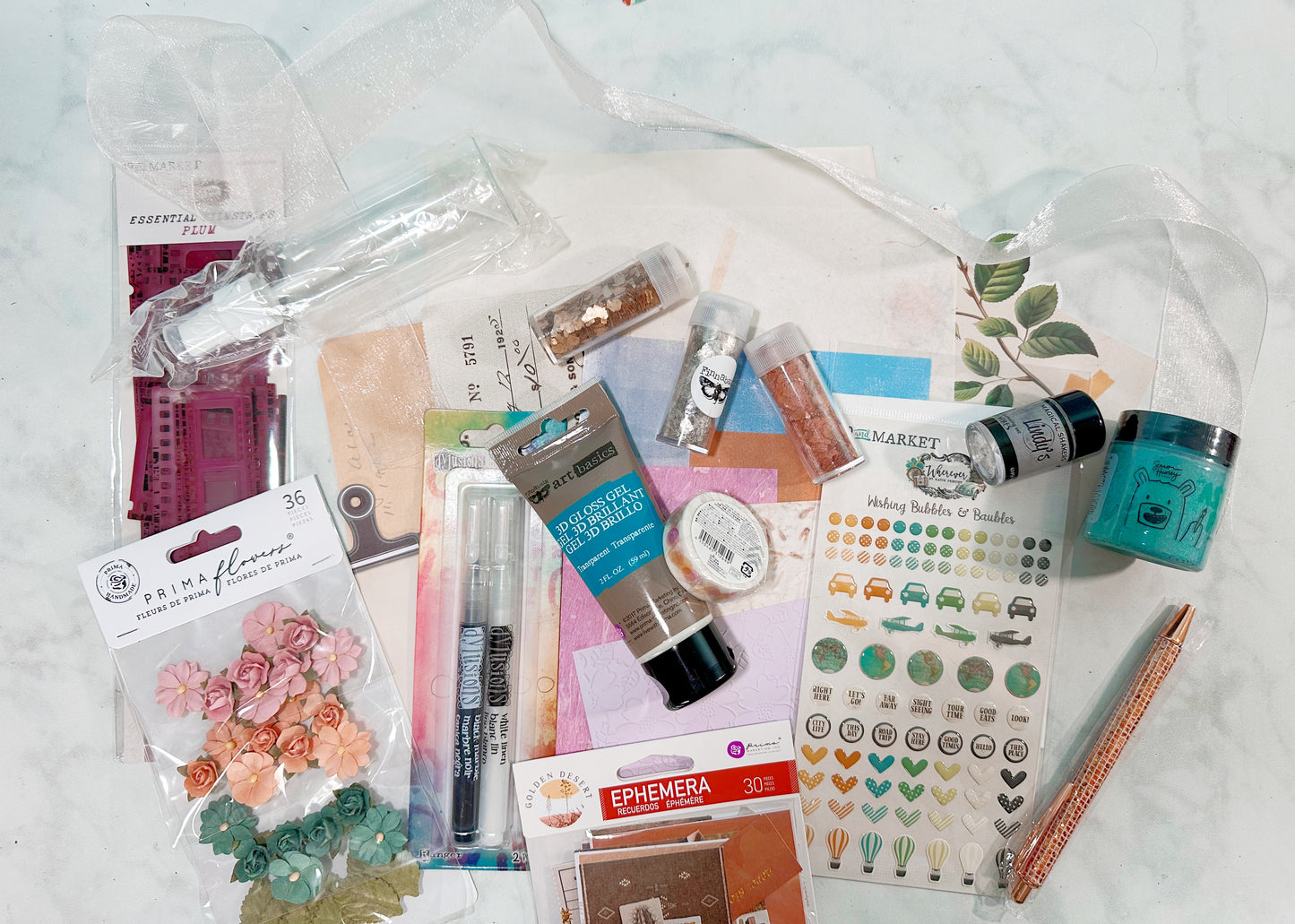 August 2025 Wanderlust Mixed Media Kit