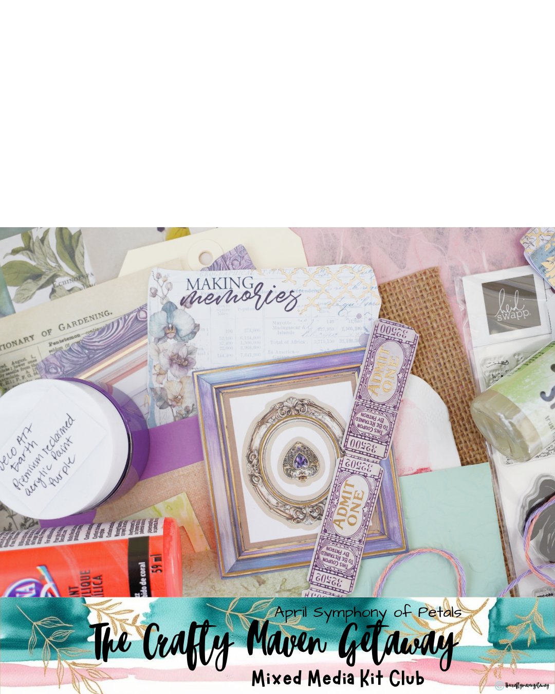 April Symphony of Petals Mixed Media Kit (Main Kit)