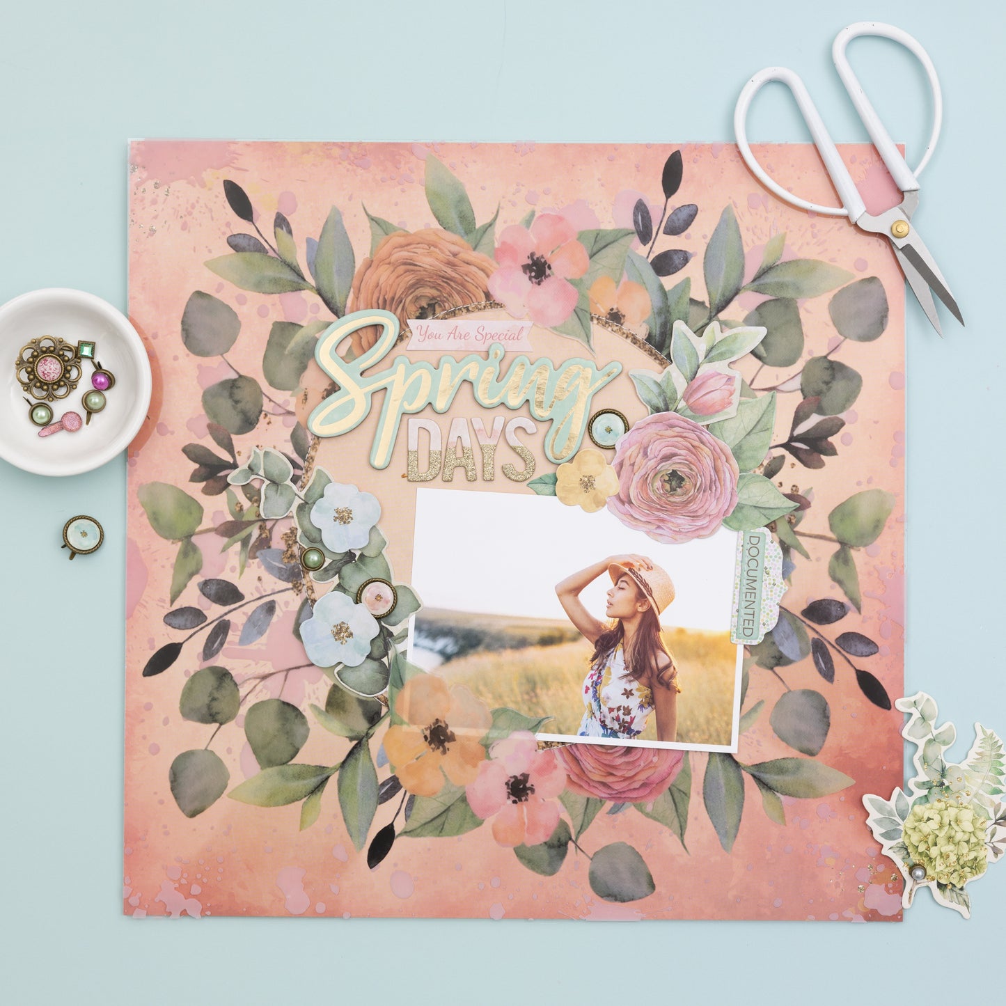Bo Bunny Willow & Sage Acetate Specialty Paper 12X12