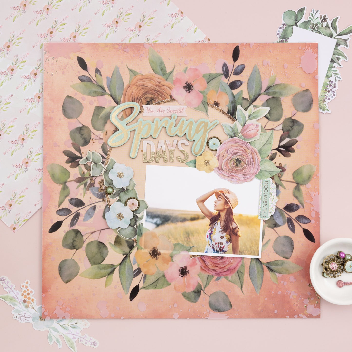 Bo Bunny Willow & Sage Acetate Specialty Paper 12X12
