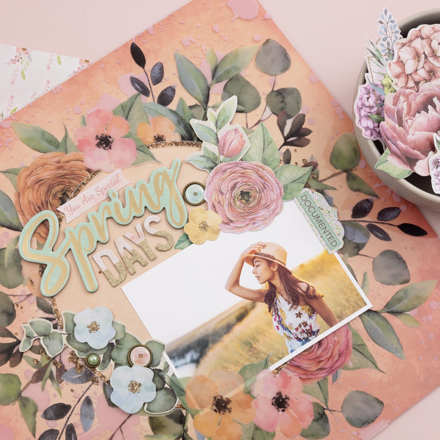 Bo Bunny Willow & Sage Acetate Specialty Paper 12X12