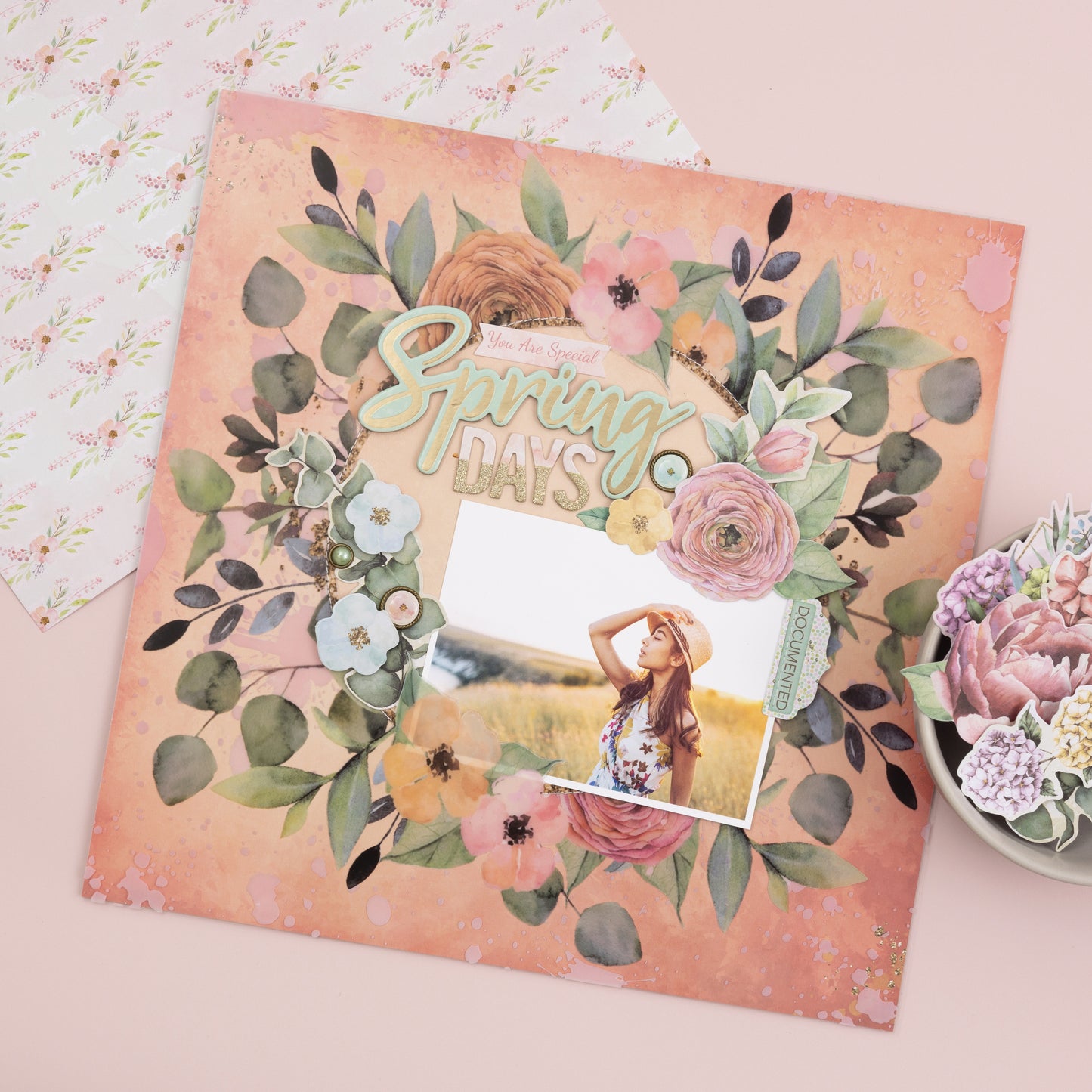 Bo Bunny Willow & Sage Acetate Specialty Paper 12X12