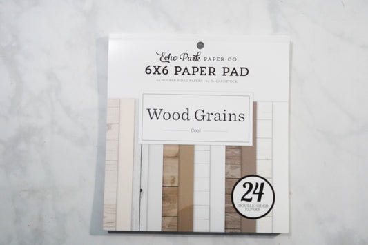 Echo Park Co Cool Wood Grains 6X6 Paper Pad