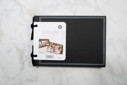 5X7 Black Scrapbook Journal