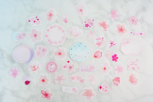 Assorted Cherry Blossom Embellishments Add On