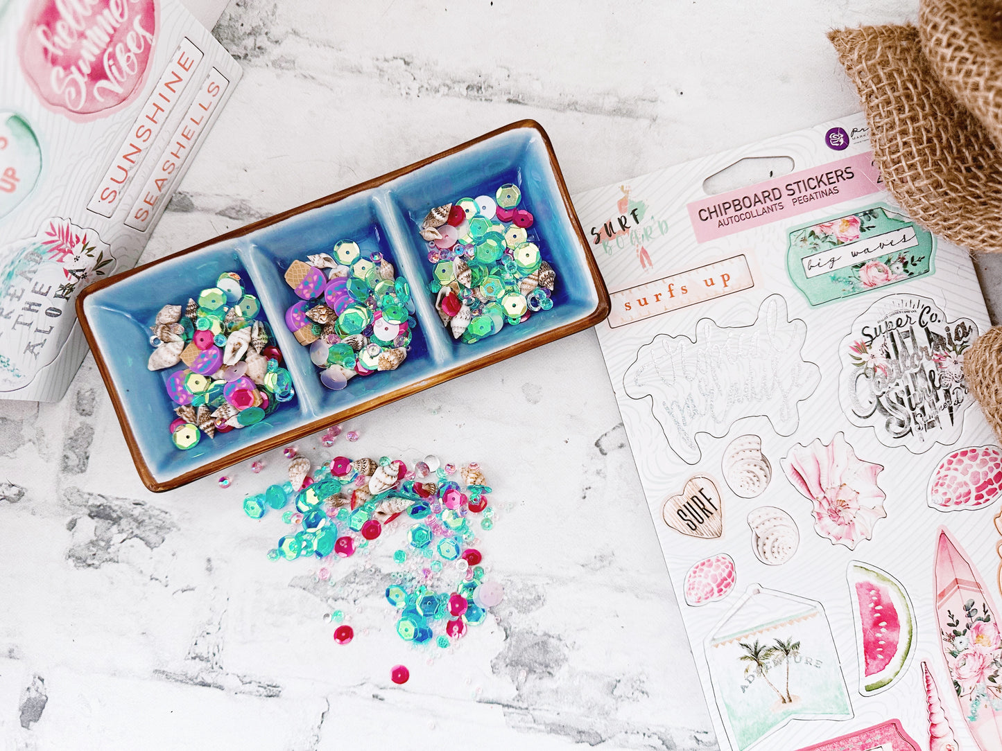 Summer Vacation on the Beach Sequin Mix
