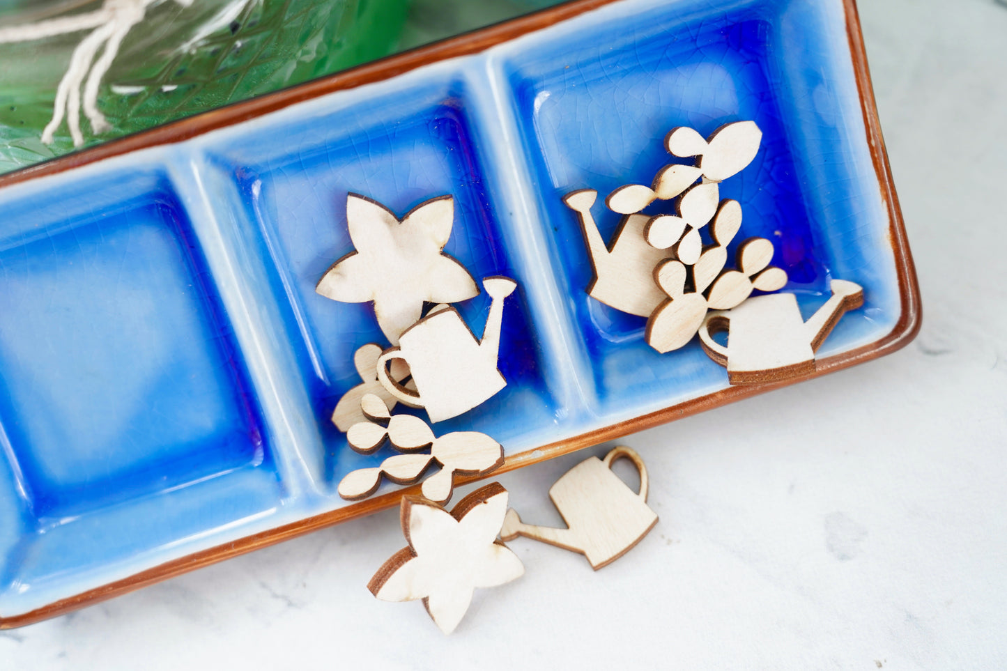 March Garden Party Wood Pieces Mix