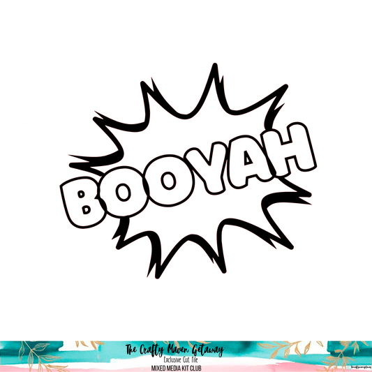 Booyah Cut File | FREE Summer Rewind Online Crop Exclusive