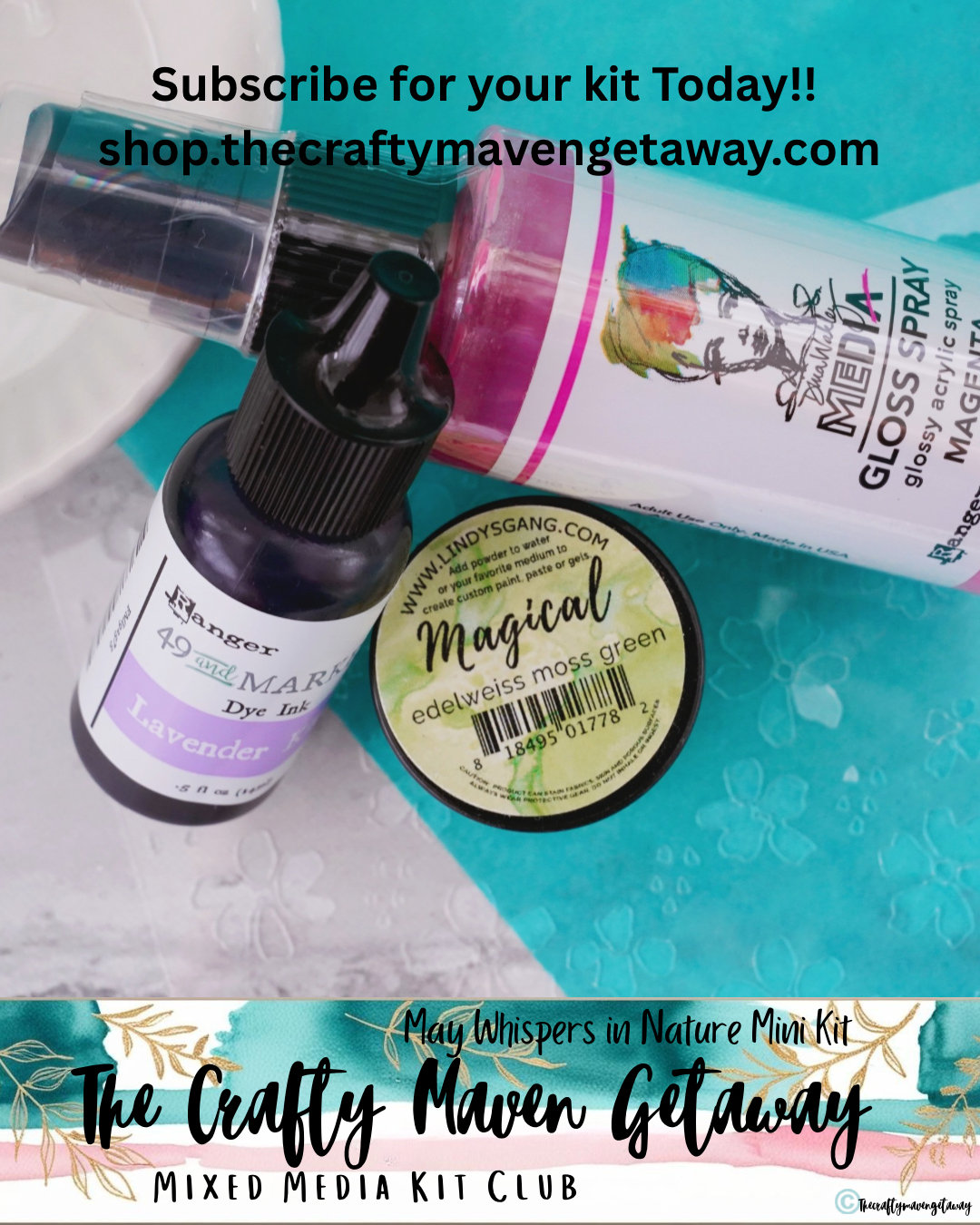 Mini Mixed Media Monthly Subscription Kit