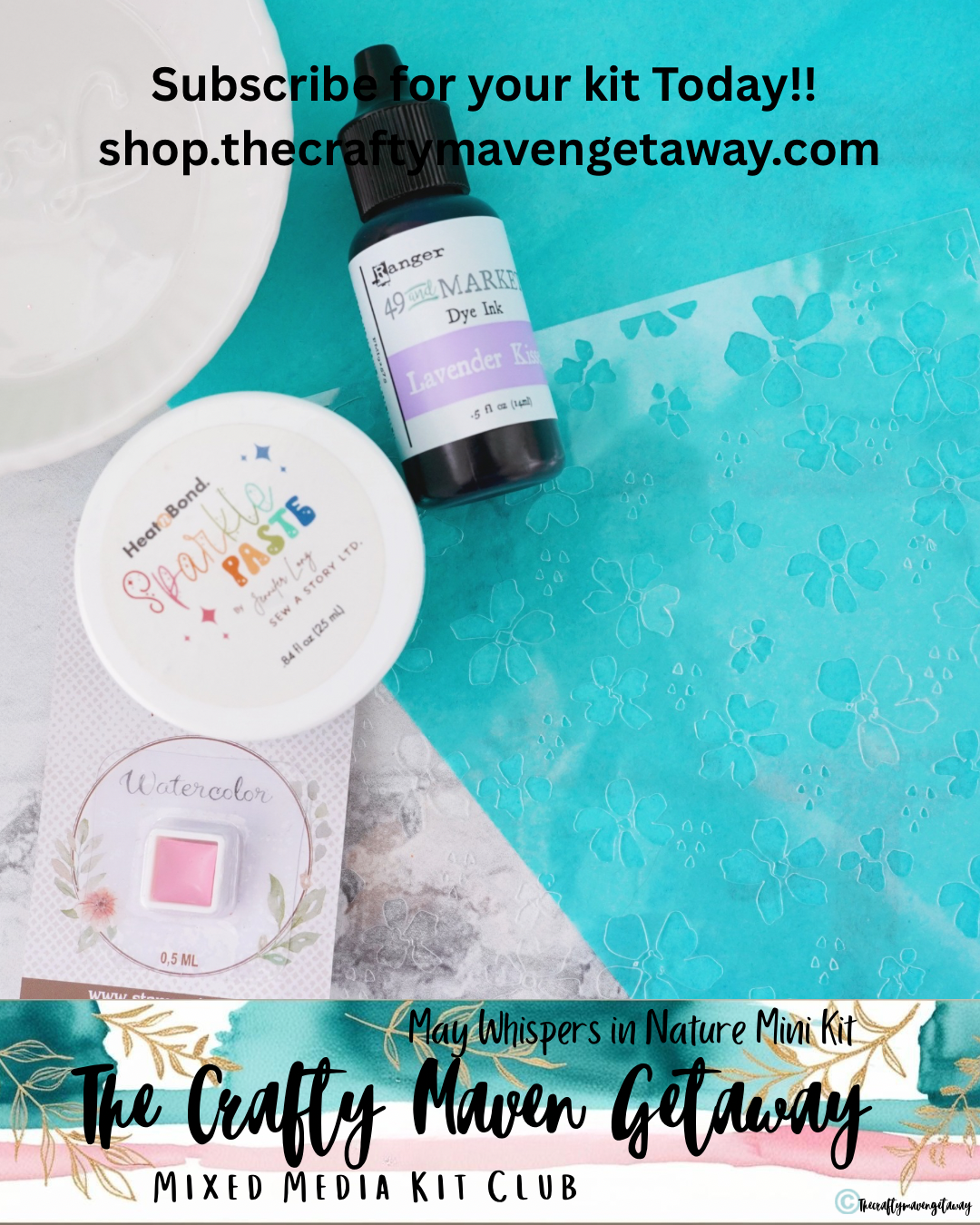 Mini Mixed Media Monthly Subscription Kit
