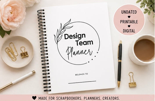 Design Team Planner | Digital Download by Crafty Meggy Co.