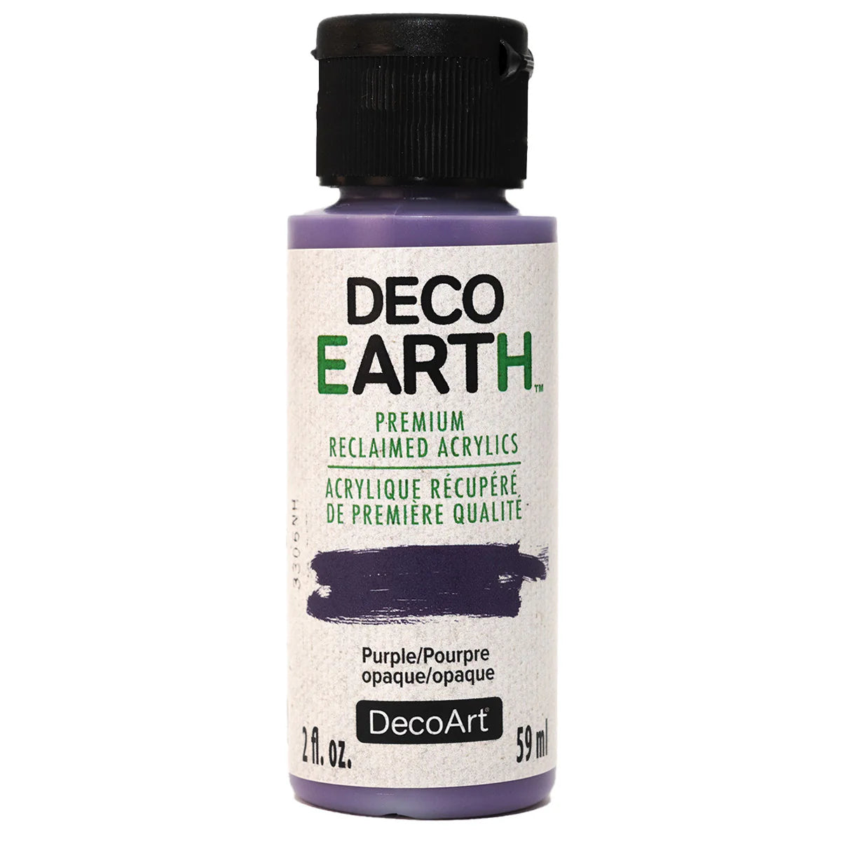 Deco Art Earth Reclaimed Acrylic Paint - Purple 8fl oz